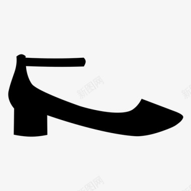鞋子鞋跟高跟鞋图标图标