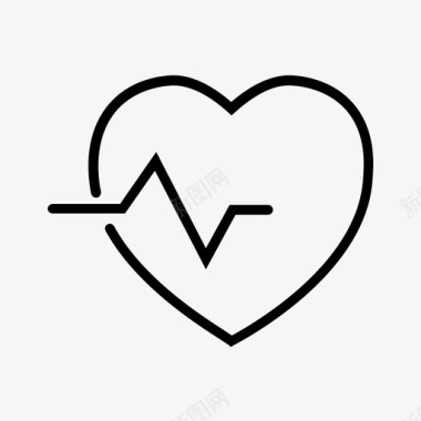 心跳血压心率图标图标