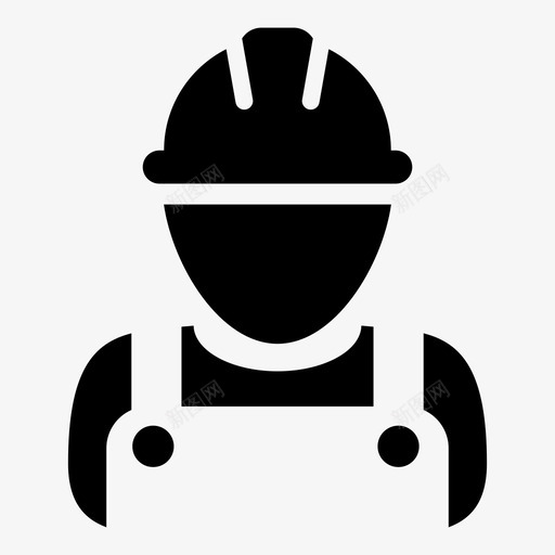 工人建筑承包商图标svg_新图网 https://ixintu.com 员工 工人 建筑 建筑工人图标商业向量样式30 承包商 技工
