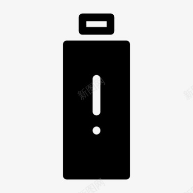 电池电池警报连接电池图标图标