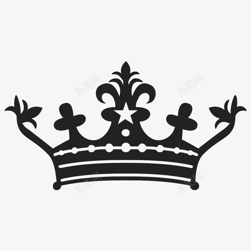 皇冠皇室形状图标svg_新图网 https://ixintu.com 形状 皇冠 皇室 象征