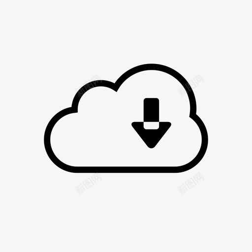 cloud 1svg_新图网 https://ixintu.com cloud 1