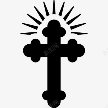 圣十字架复活节图标图标