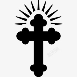圣十字架圣十字架复活节图标高清图片
