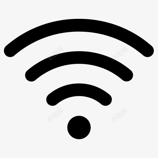 信号信号wifi无线图标svg_新图网 https://ixintu.com 信号 信号wifi 无线