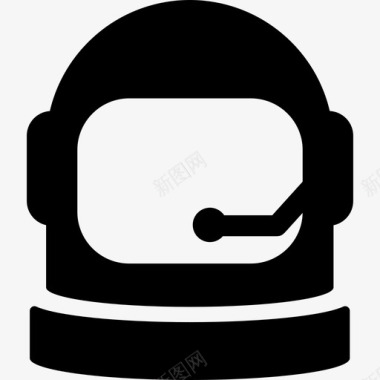 宇航员头盔技术科学图标图标