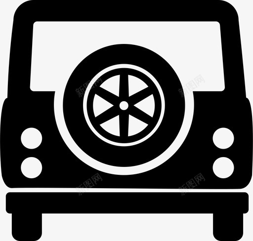 备胎svg_新图网 https://ixintu.com 备胎 spare tire