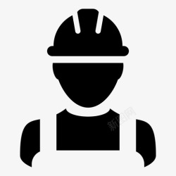 9人建筑工人工程师人图标高清图片