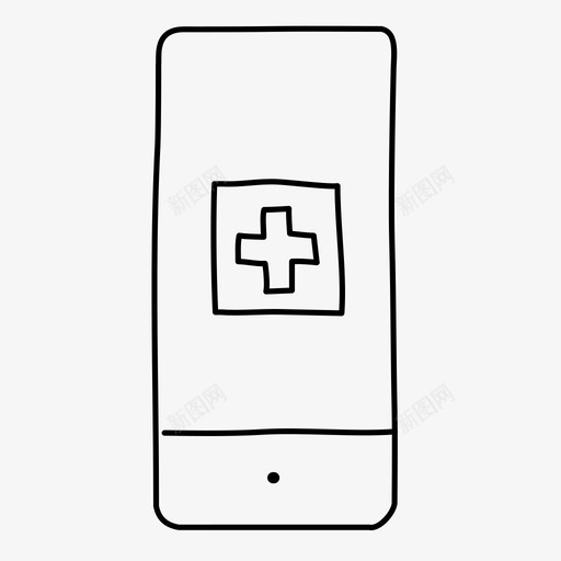 医疗iphone健康医院图标svg_新图网 https://ixintu.com 健康 医疗iphone 医院 在线医疗