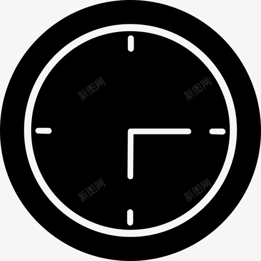 时钟指针时间图标svg_新图网 https://ixintu.com 手表 挂钟 指针 时钟 时间