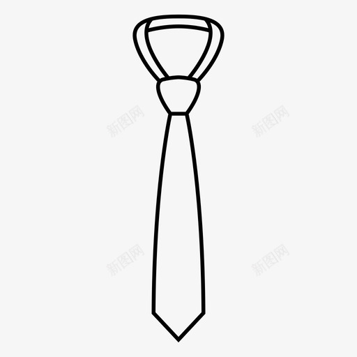 领带饰品衣服图标svg_新图网 https://ixintu.com 绅士 衣服 领带 饰品