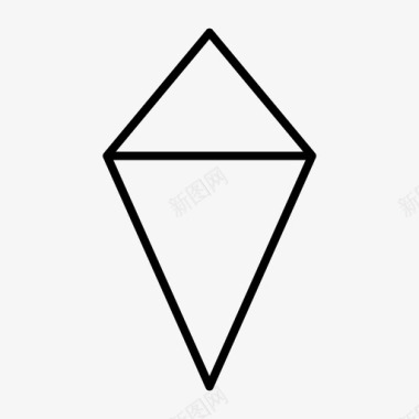菱形抽象几何图标图标