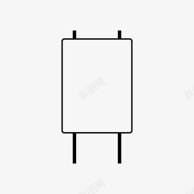 垂直标牌定向标牌标牌图标图标
