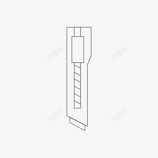 实用刀切割学校图标svg_新图网 https://ixintu.com 切割 学校 实用刀 工作 工具 文具