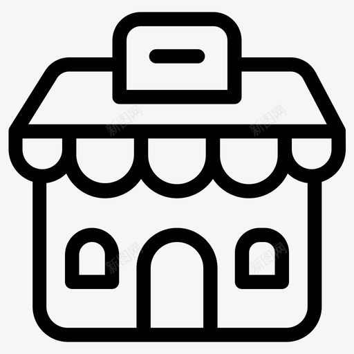 小企业图标svg_新图网 https://ixintu.com 小企业
