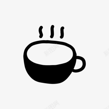 咖啡杯咖啡馆家图标图标