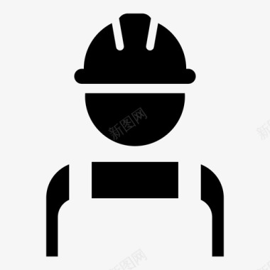 工人建筑建造师图标图标
