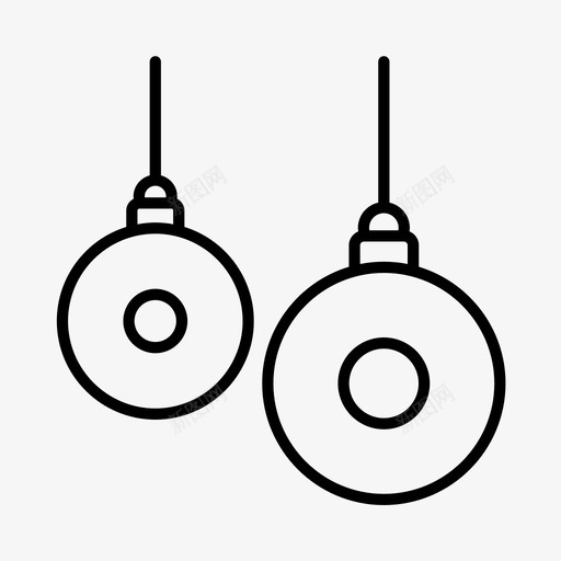 圣诞球饰品圣诞树图标svg_新图网 https://ixintu.com 圣诞树 圣诞球 装饰品 饰品