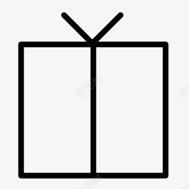 礼物纪念日盒子图标图标