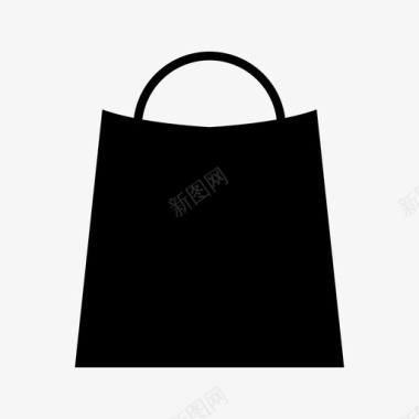 购物袋购买时尚图标图标