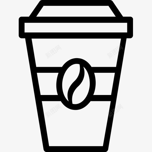 纸质咖啡杯咖啡杯咖啡外卖图标svg_新图网 https://ixintu.com 一次性咖啡杯 咖啡外卖 咖啡杯 咖啡线图标 纸质咖啡杯