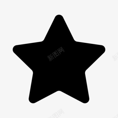 icon-星星实心图标