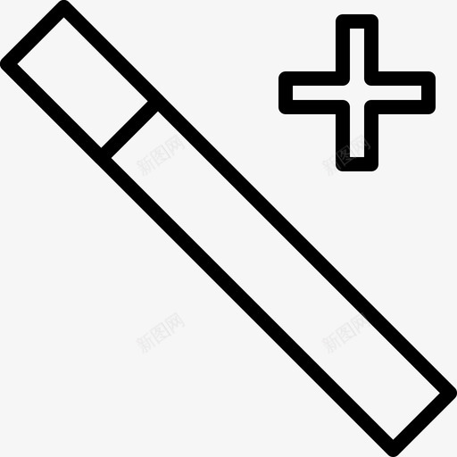 魔杖选择插图图标svg_新图网 https://ixintu.com 工具 插图 果冻轮廓设计第一卷 线 设计 魔杖选择