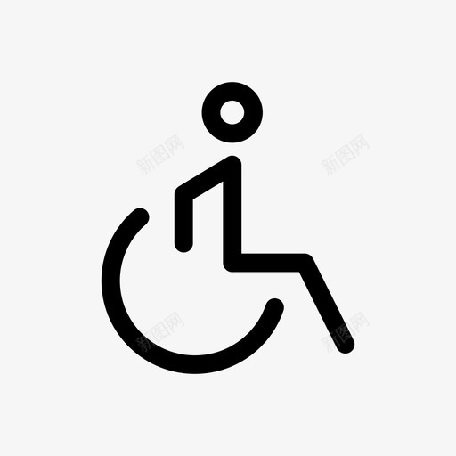 残废残疾病人图标svg_新图网 https://ixintu.com 杂项viii概述 残废 残疾 病人 轮椅