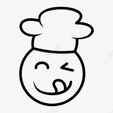 厨师厨师帽美味图标图标