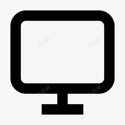 显示器计算机教育2材料图标svg_新图网 https://ixintu.com 教育2材料 显示器 计算机