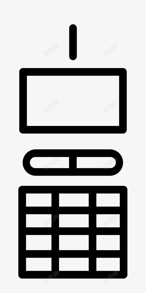 固定电话移动电话用户界面基础知识图标svg_新图网 https://ixintu.com 固定电话 用户界面基础知识 移动电话