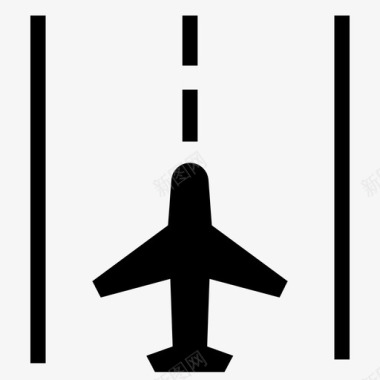跑道飞机图标图标