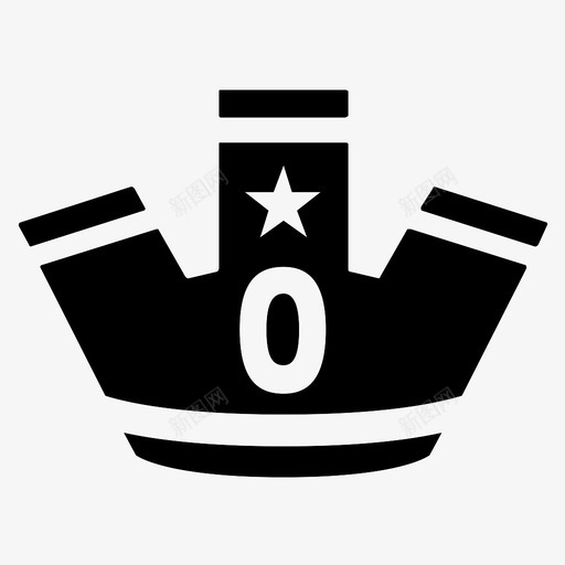 皇冠皇室形状图标svg_新图网 https://ixintu.com 形状 皇冠 皇室 象征