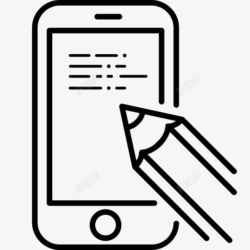 打字聊天留言图标svg_新图网 https://ixintu.com 手机 打字 搜索引擎优化 留言 短信 聊天
