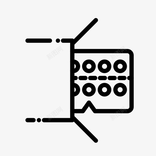 节育药店药物图标svg_新图网 https://ixintu.com 节育 药丸 药店 药房 药物