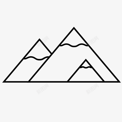 山冒险地球图标svg_新图网 https://ixintu.com 冒险 地球 山 徒步旅行 自然
