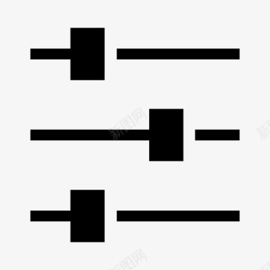 均衡器滑块图标图标