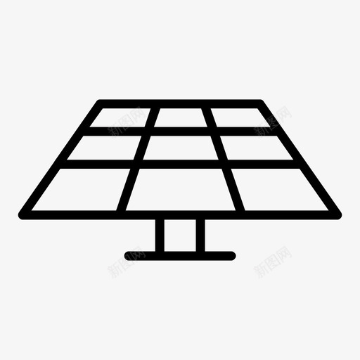 太阳能板集热器生态图标svg_新图网 https://ixintu.com 太阳 太阳能板 生态 自然生态薄 集热器