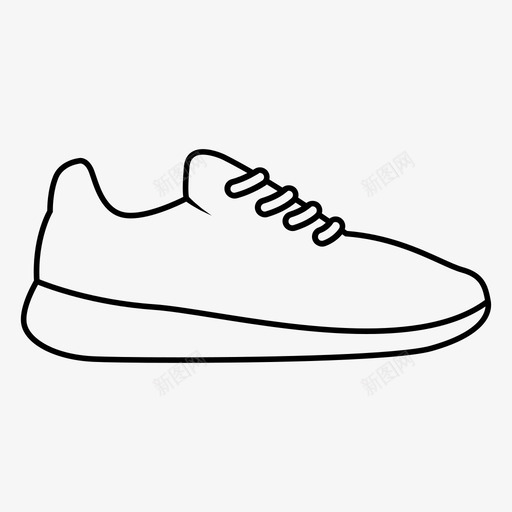 鞋子时尚男士图标svg_新图网 https://ixintu.com 时尚 男士 衣服 运动 运动鞋 鞋子