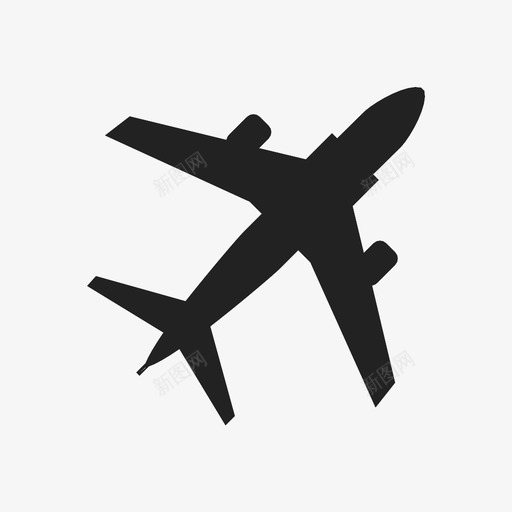 飞机机场旅客图标svg_新图网 https://ixintu.com 旅客 旅游 旅行 机场 飞机