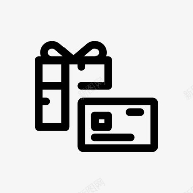 礼品卡优惠礼物图标图标