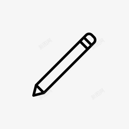 铅笔美术美术材料图标svg_新图网 https://ixintu.com 写作 绘画 美术 美术3 美术材料 铅笔