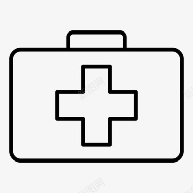 医生包急救箱药品图标图标