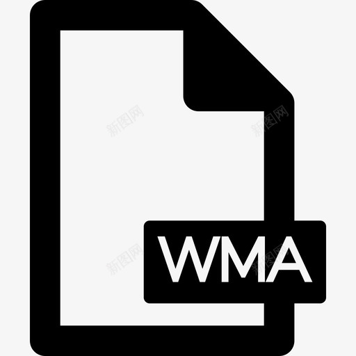 WMA文件音乐windowsphone用户界面图标svg_新图网 https://ixintu.com WMA文件 windowsphone用户界面 音乐