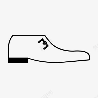 鞋时装皮鞋图标图标