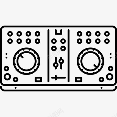 dj控制台乐队乐器图标图标