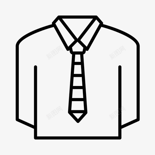 商务服装正式服装图标svg_新图网 https://ixintu.com 商务 服装 正式服装 衬衫
