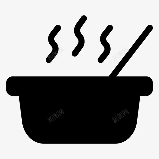 食物碗酒店图标svg_新图网 https://ixintu.com 汤 汤匙 碗 酒店 食物 食物和饮料雕文图标