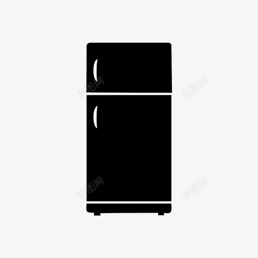 冰箱保存冷却图标svg_新图网 https://ixintu.com 保存 冰箱 冷却 食物