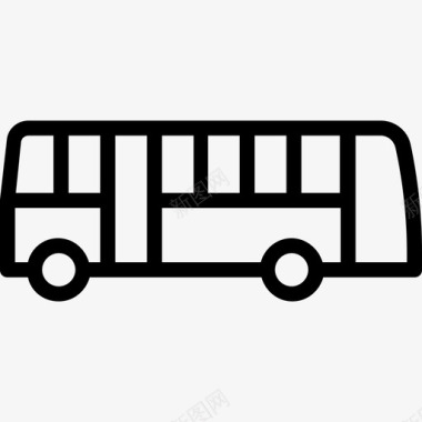 旅游巴士汽车巴士长途汽车图标图标